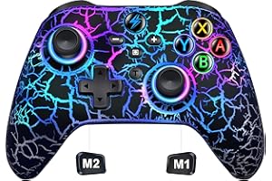 SVETAECHO Wireless Switch Controller for Nintendo Switch/Switch2/Lite/OLED-LED Wired Windows PC Game Joysticks-Wireless PC IOS Android Remote with Programmable Nintendo Switch Accessories Interactive Gaming Figures