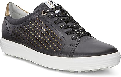 ecco black tennis shoes