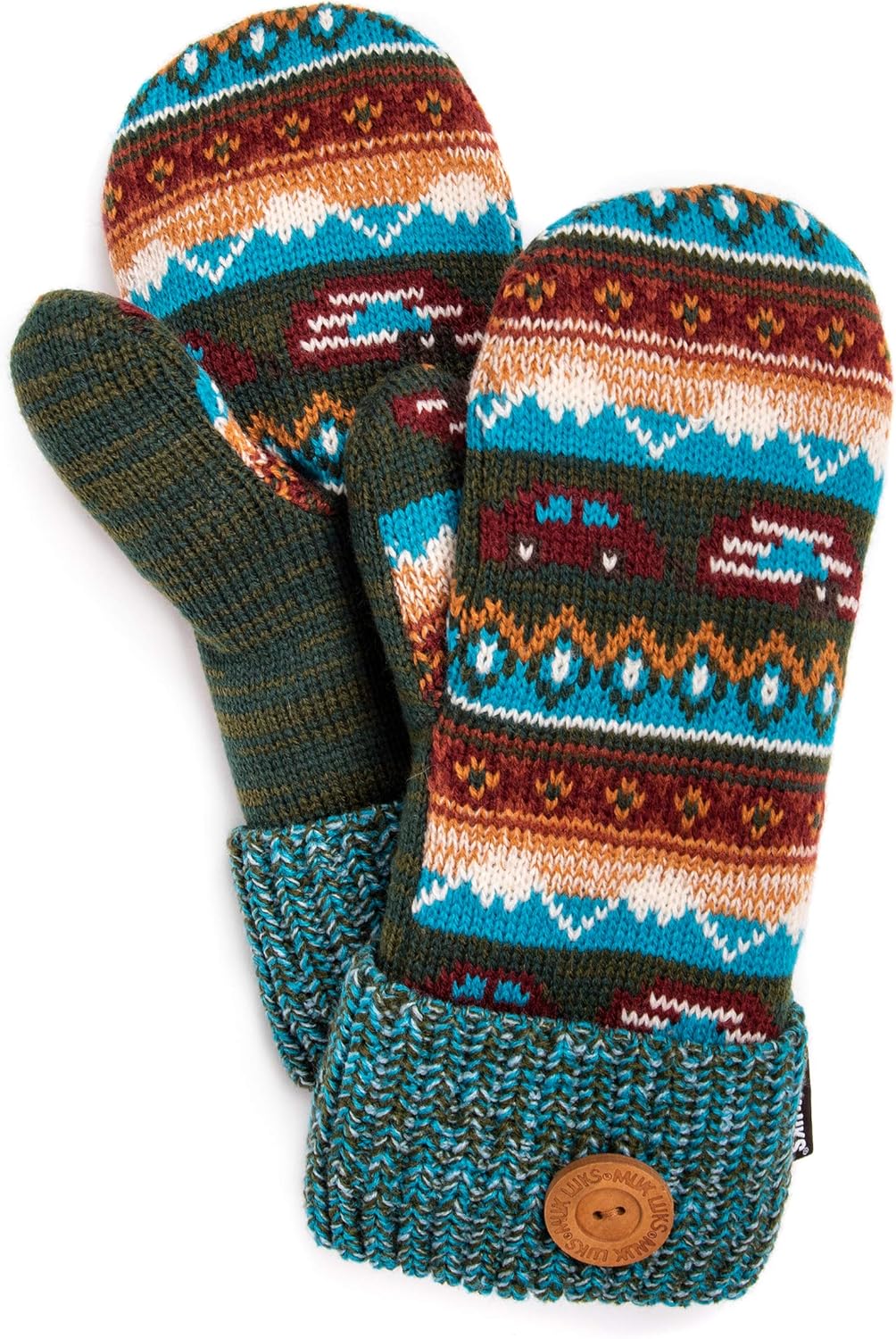 MUK LUKS Women's Potholder Mittens at  Women’s Clothing store