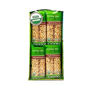 CRUNCHY RICE ROLLERS – Organic Brown Rice, (16 Count of 0.9 oz Packs) 14.4 oz