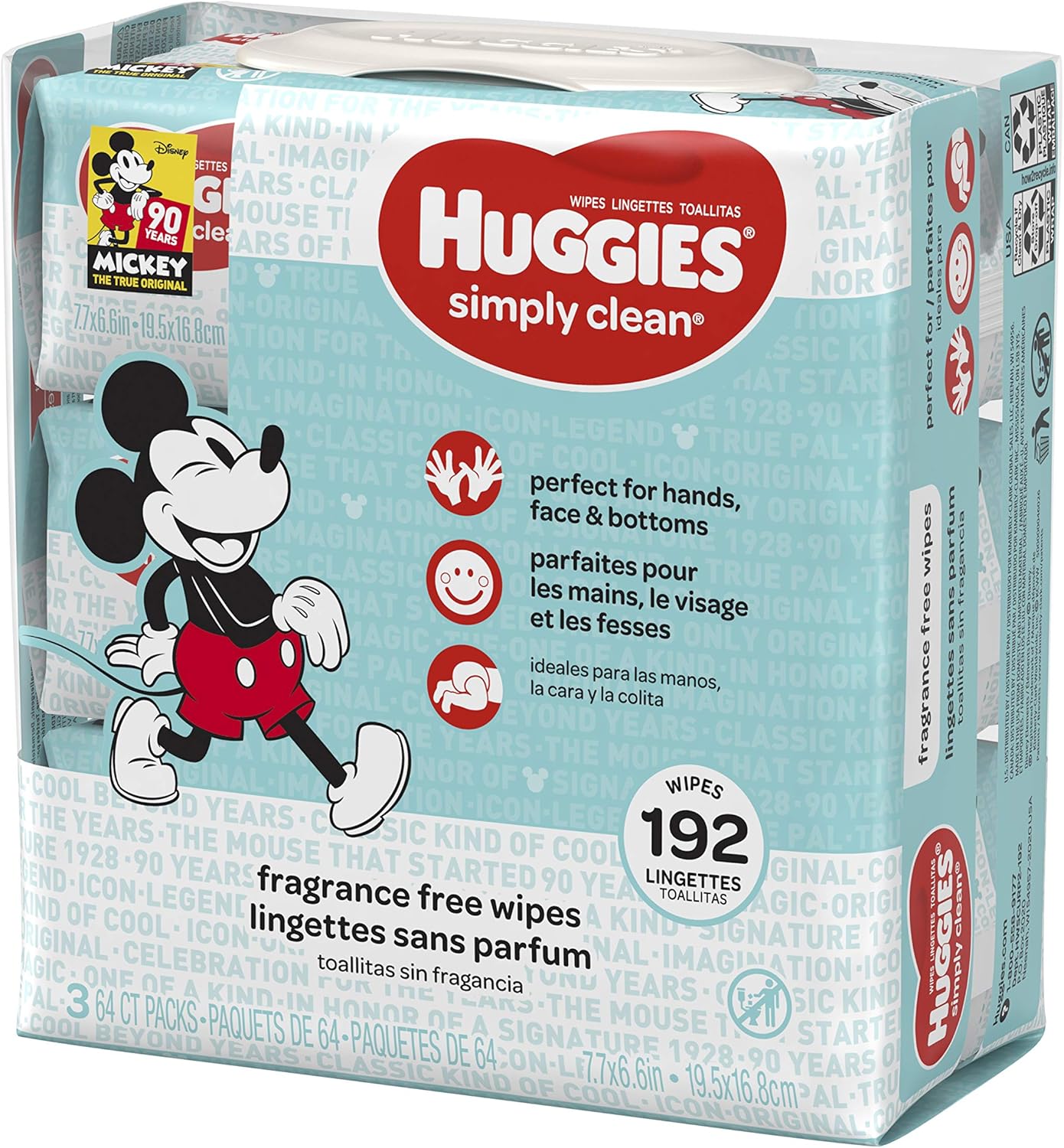 huggies simply clean unscented baby wipes