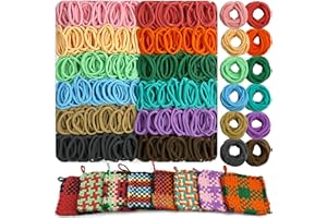 UCDRMA Loom Loops Refill for Potholder Weaving Loom Kit, 576PCS in 12 Morandi Colors Weaving Loom Refill Loops for 7″/10″ Loom to Make 16 Potholders, Stretchy Pot Holder Loops Set for 6+ Yrs Kids