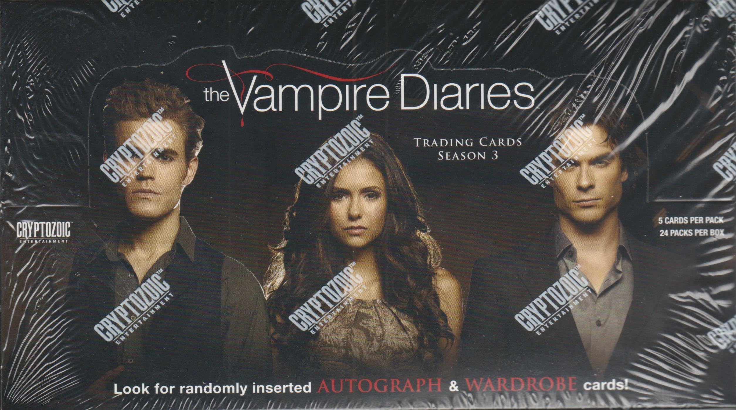 Vampire Diaries Season Three (3) - One Factory Sealed Trading Card Box