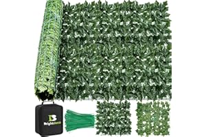 BDUSXYZ Artificial Ivy Privacy Fence Screen 40x120in Privacy Hedges Wall Faux UV-Anti Panel for Indoor Outdoor Garden Balcony Decor