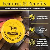 Fiebing's Saddle Soap 3.5 oz Yellow Leather Care view 3