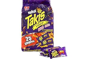 Product Of Barcel Takis , Mini Fuego Bag , Count 25 (1.2 oz) - Chips / Grab Varieties & Flavors