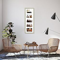 Vittanly 8x24 Collage Picture Frame, Displays 5Pcs