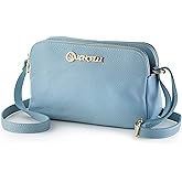 Baroncelli Crossbody Bag Made in Italy with Long Stripe Genuine Italian Soft Leather