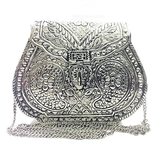silver clutch amazon