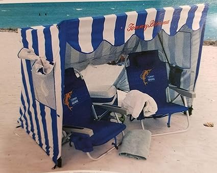 Tommy Bahama Portable Beach Tent Shelter Navy For Sale