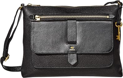 fossil kinley crossbody black