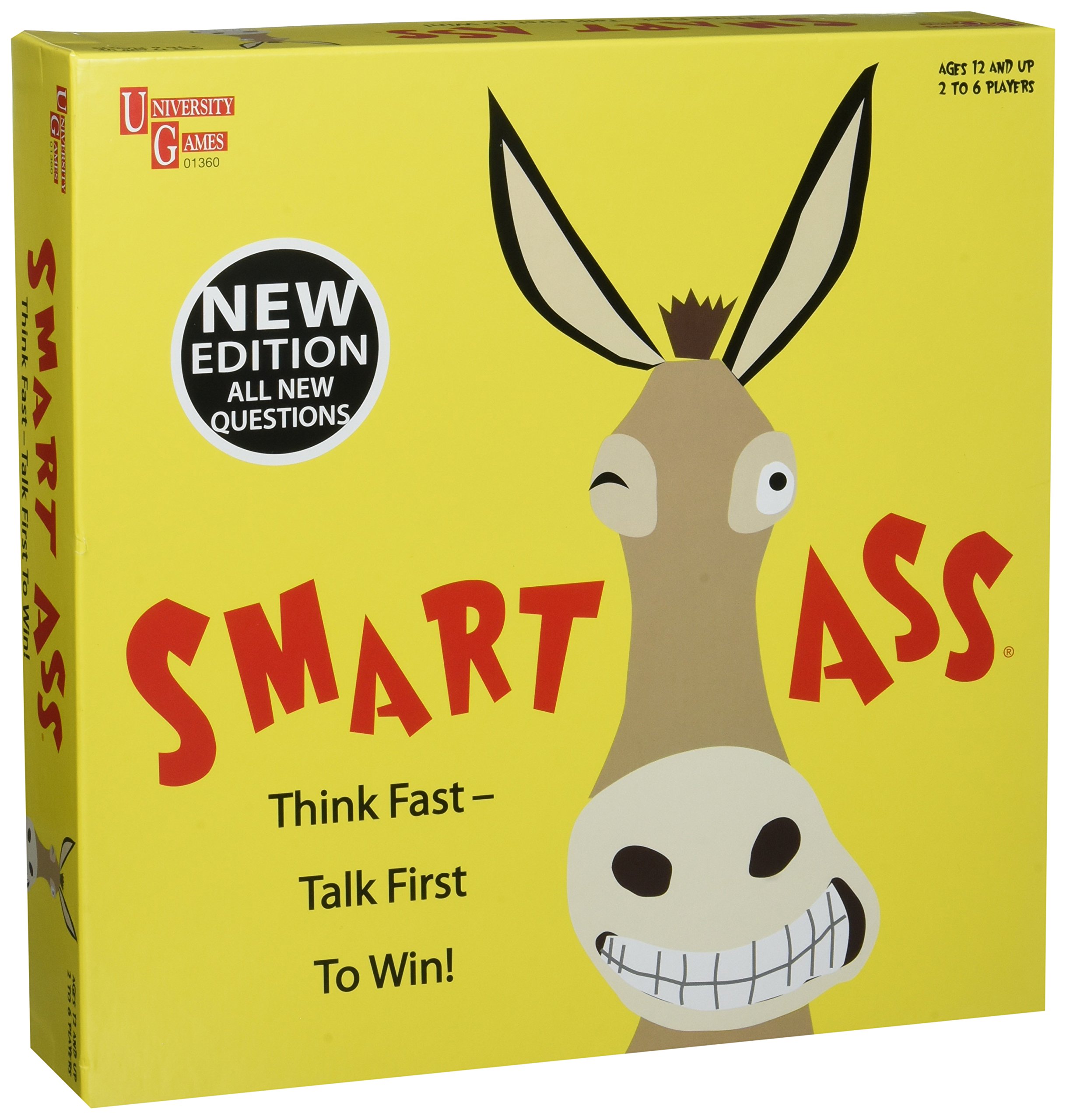 Smart Ass Board Game 2017 New Edition Trivia Party Game W All New 