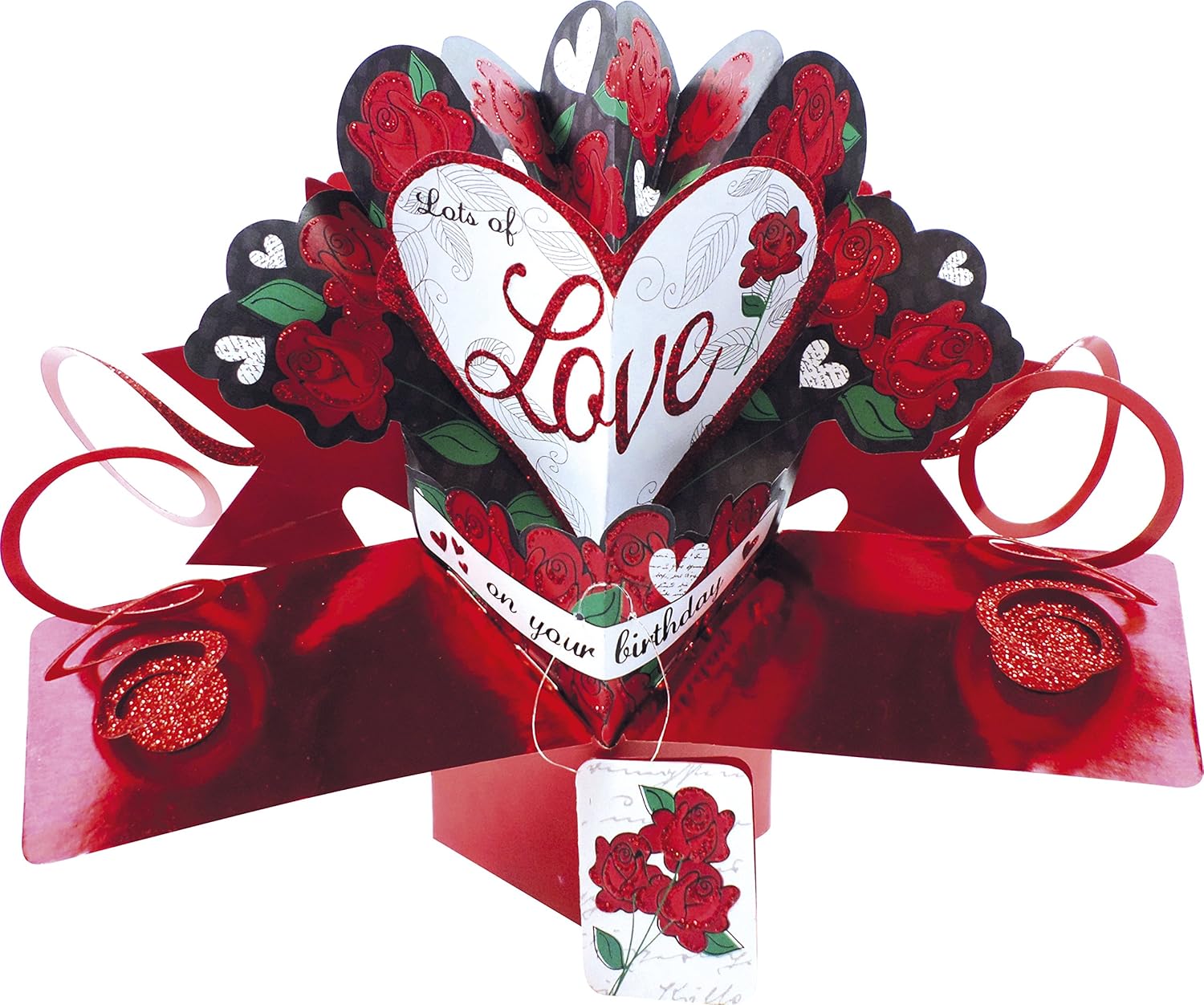 Love On Your Birthday Pop-Up Greeting Card Second Nature 3D Pop Up Cards, POP106