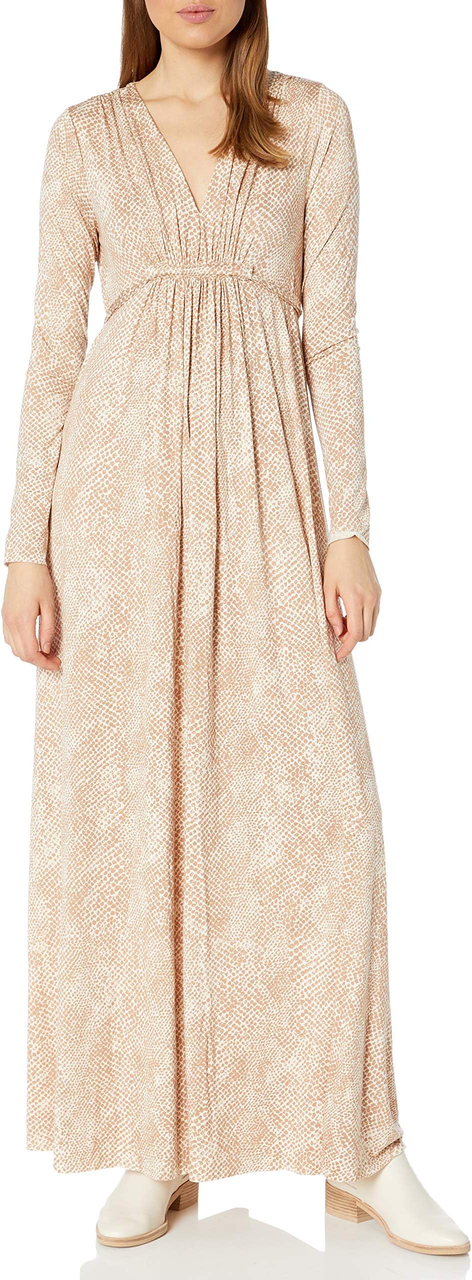 Women's Jersey Long Sleeve Full Length Caftan