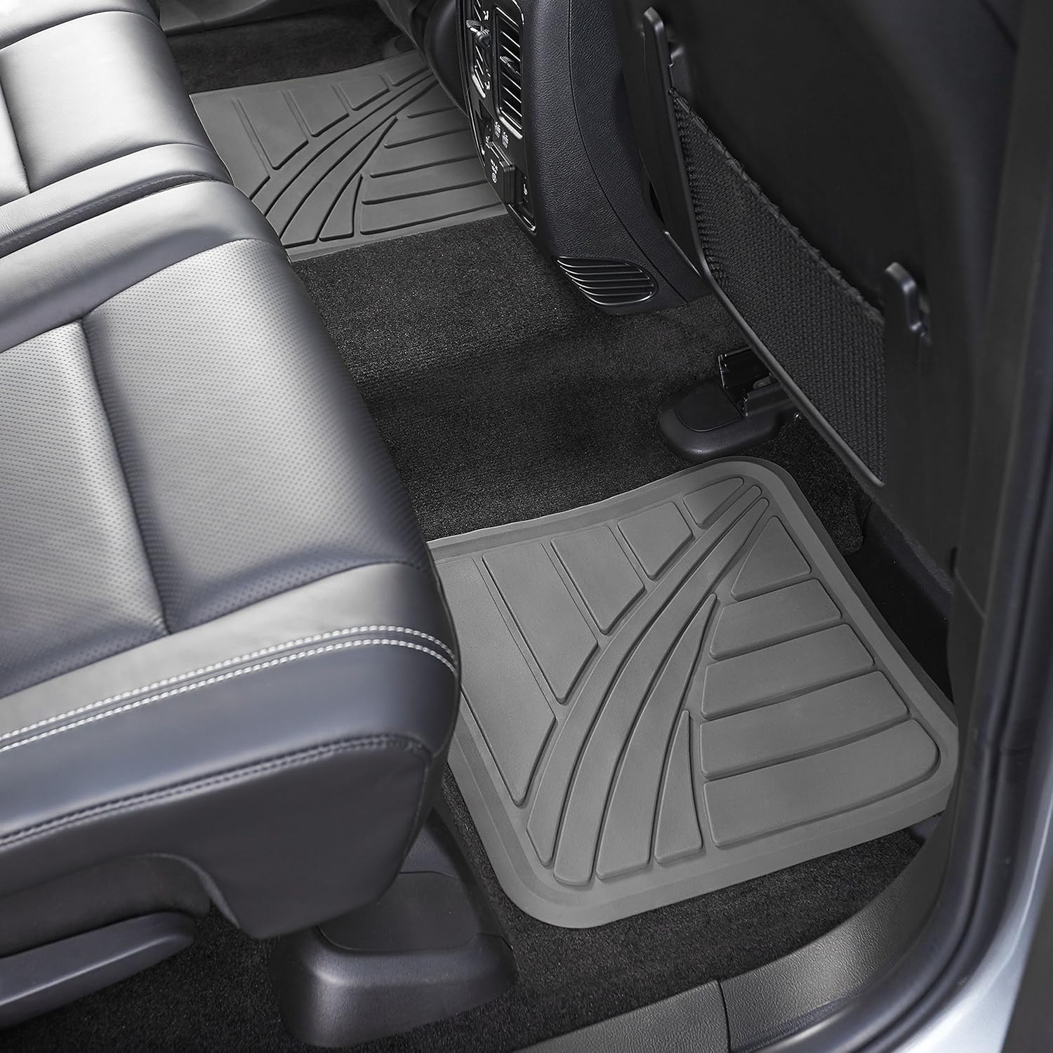 Floor Mats Universal Fit Basics 4 Piece Car Floor Mat Gray interaktif