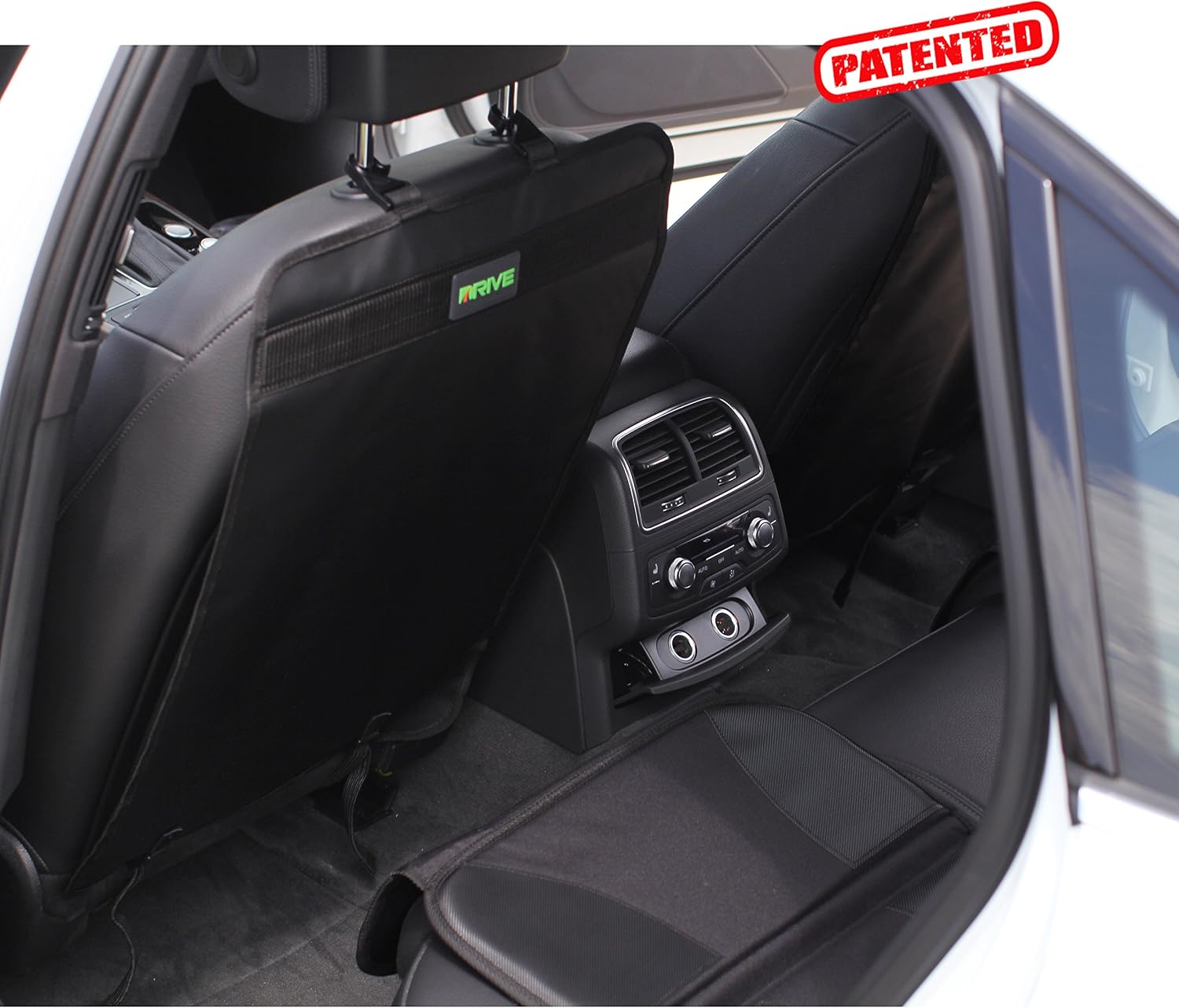 Drive Auto Products Kick Mats - Pack of 2, Heavy-Duty, Reversible Backseat Protector Mats, Black, 2-Pack - Image 3
