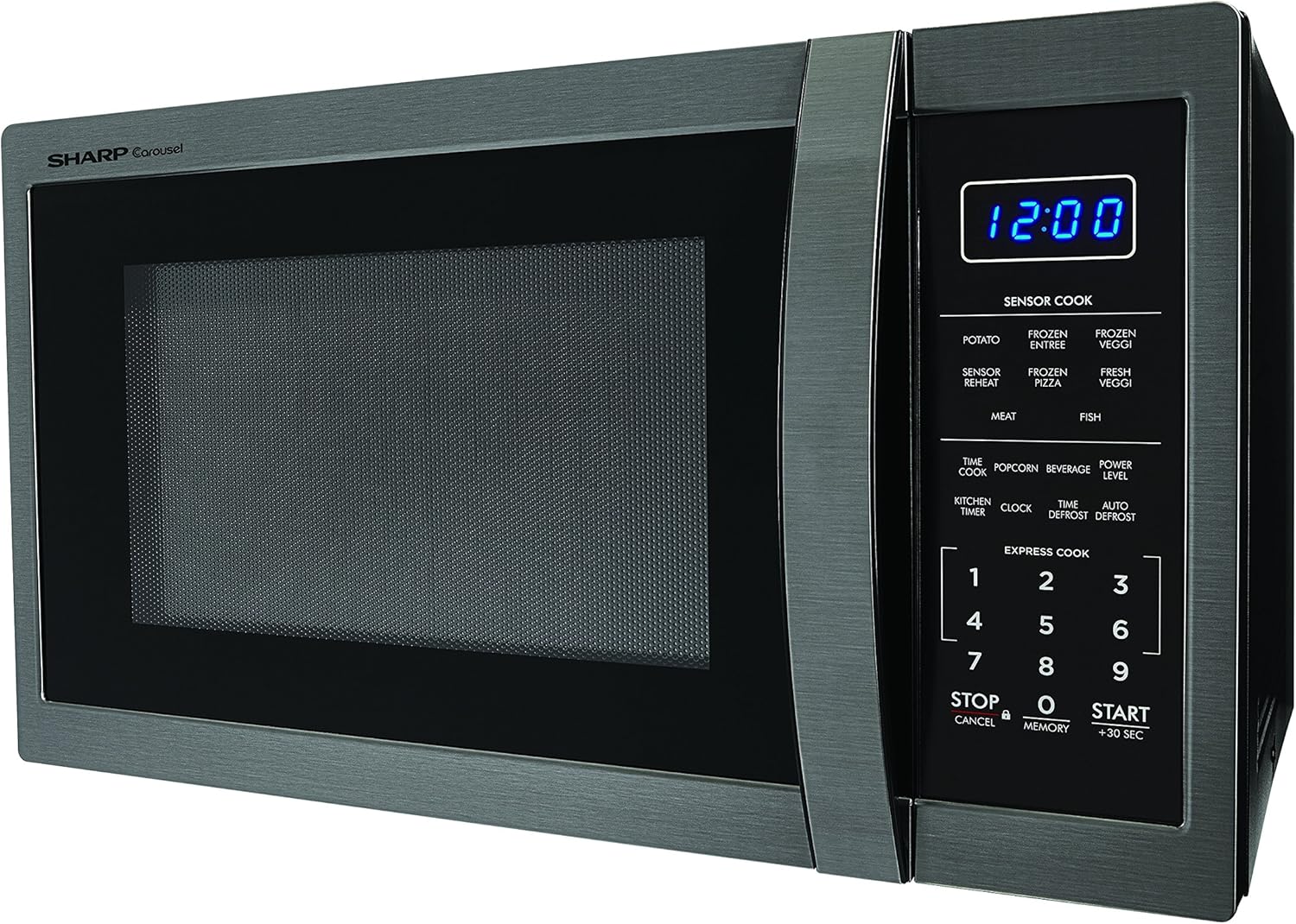 Amazon Com Sharp Zsmc1452ch 1 100 Watt Countertop Microwave Oven
