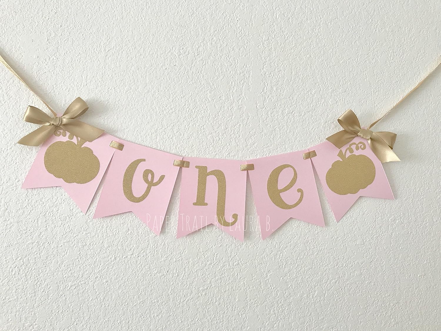 Amazon Com Little Pumpkin High Chair Banner With Cursive Font
