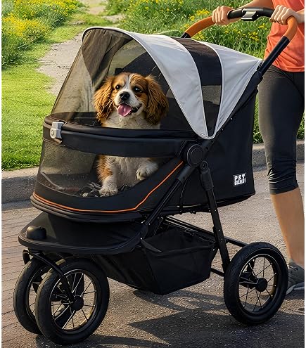 Amazon.com : Pet Gear NO-Zip Pet Stroller with Dual Entry, Push