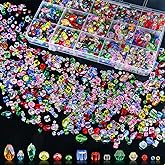 Laopottbeads 1500 Pcs Crystal Glass Beads for Jewelry Making – 12 Styles Bicone, Rondelle, Cube, Teardrop & 3mm Spacer Beads, DIY Bracelet Necklace Earring Craft Kit Random Colors(Multicolored)