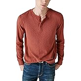 Lucky Brand Mens Lucky Brand Men's Garment Dye Thermal Henley