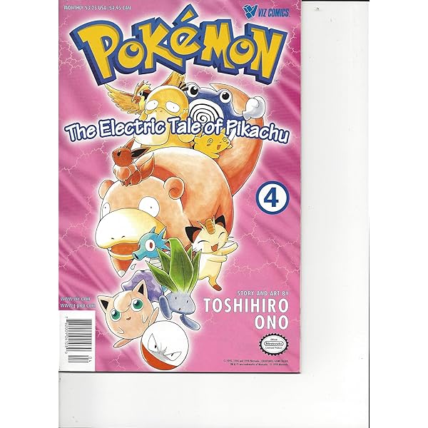Amazon.com: Pokemon The Electric Tale of Pikachu #4 Comic (The