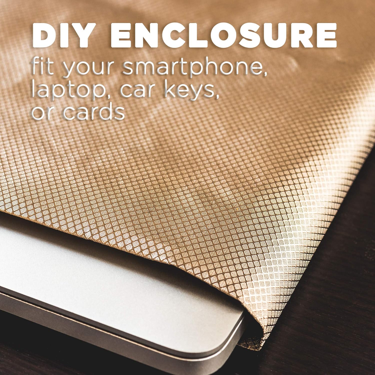 Atmosure 1 Yard Copper Faraday Fabric (44" x 36") — EMF Enclosure & Protection from Cellular Signal, WiFi, Bluetooth, GPS — DIY Wireless Shield Against EMI, EMP: Industrial & Scientific