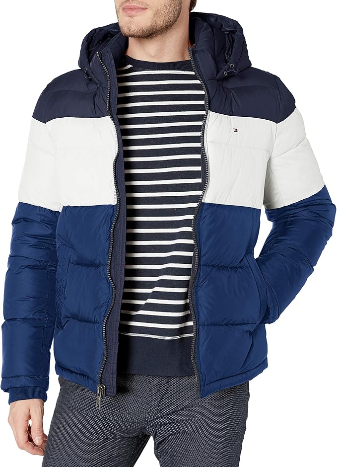金盒特价 Tommy Hilfiger 汤米希尔费格 男式连帽棉服夹克 2折$50.46起 海淘转运到手约￥393