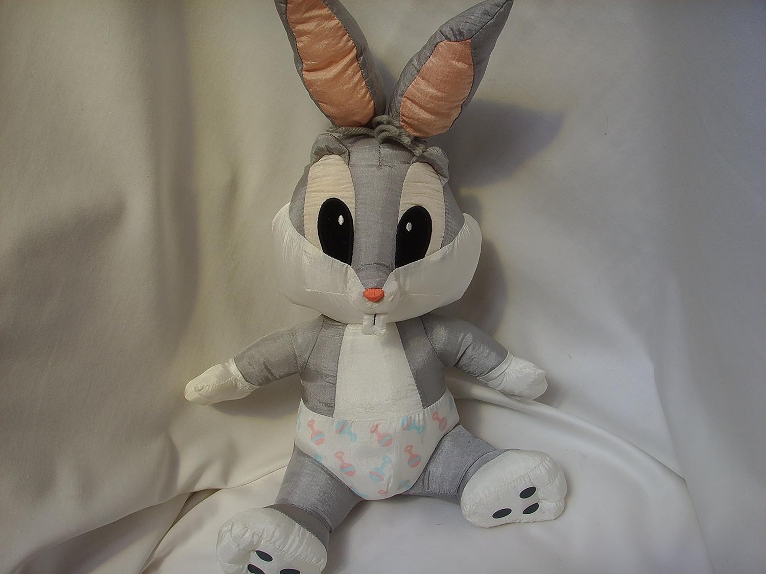 Bugs Bunny Babies Rattle Plush Toy 15" Collectible ; Safe