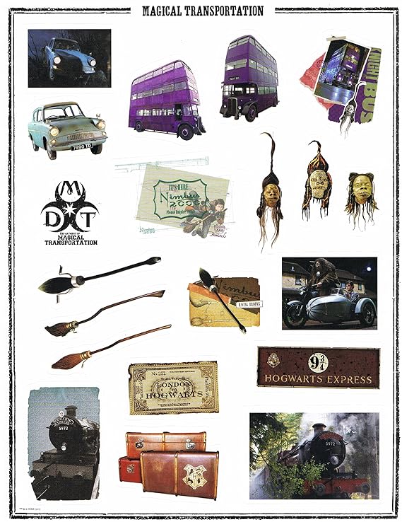 Harry Potter Full Sheet Stickers "Magical Transportation"