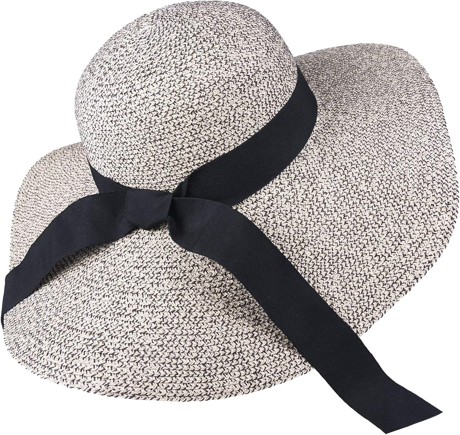 Womens Sun Straw Hat Wide Brim UPF 50 Summer Hat Foldable Roll up Floppy Beach Hats for Women at  Women’s Clothing store