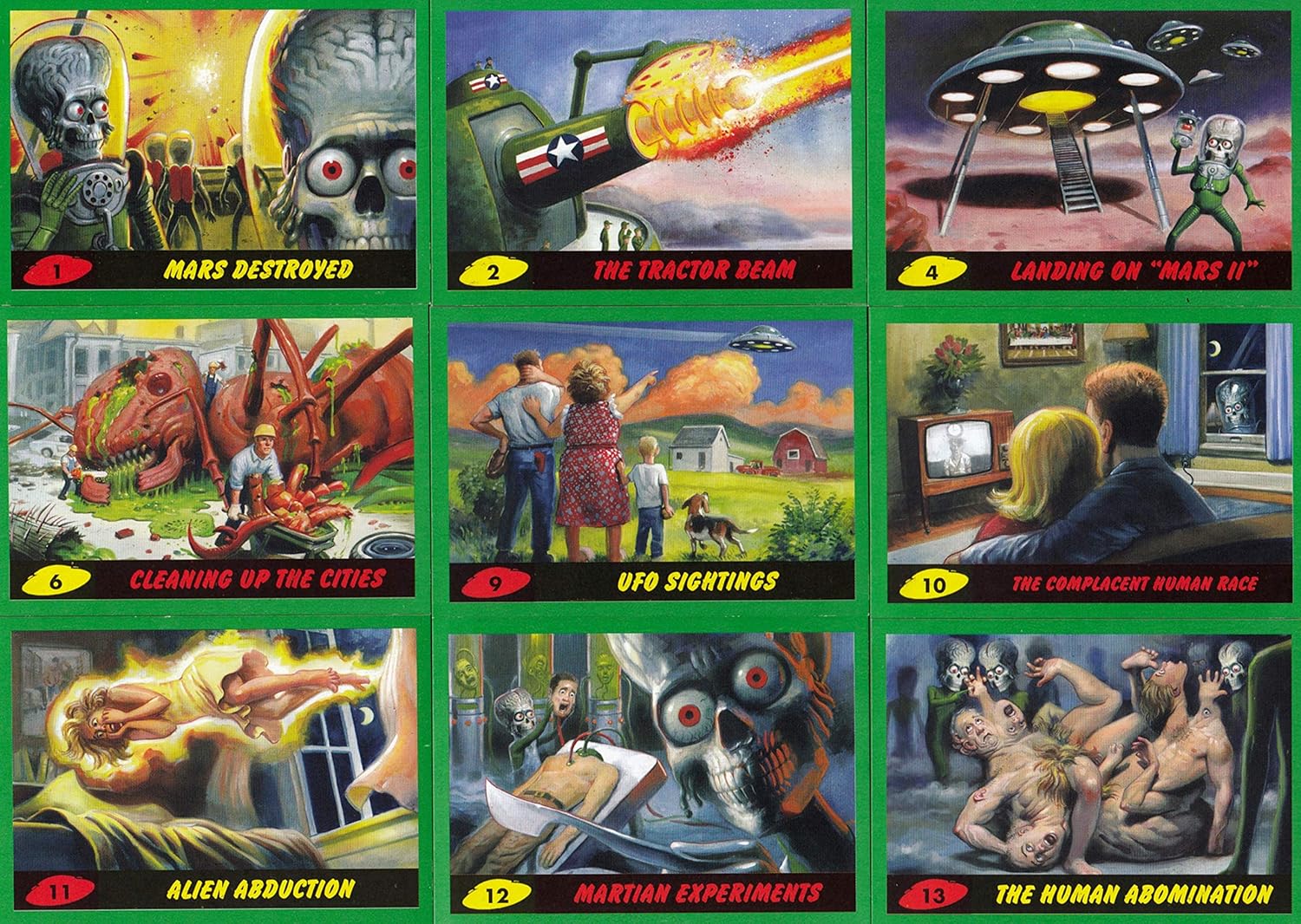 Complete Trading Card Sets Collectibles MARS ATTACKS REVENGE 2017