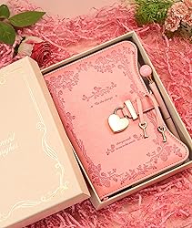 Hoci Poci Diary with Lock and Keys for Girls Gift