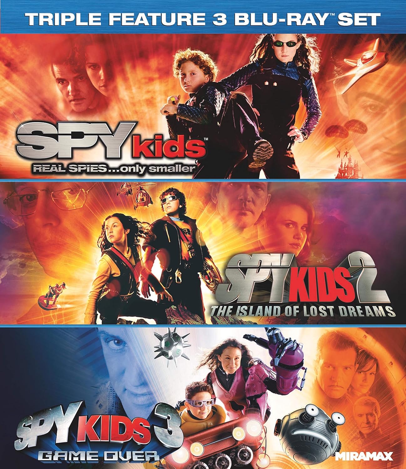 Spy Kids Triple Feature [Blu-ray]: Mike Judge, Antonio Banderas, Carla