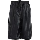 ChoiceApparel Mens Solid Color Basketball Training Shorts with Pockets and Drawstring