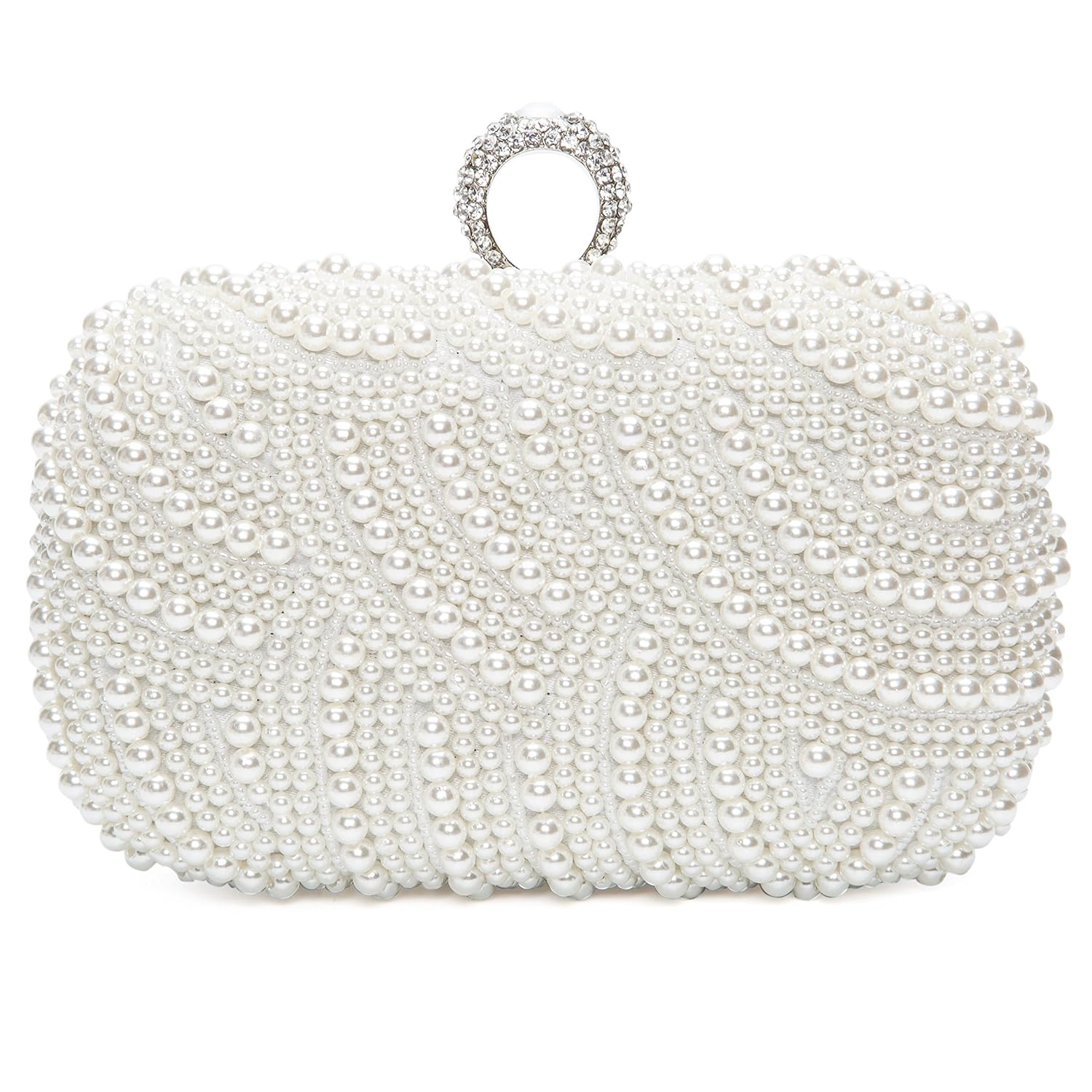 Bolsa de Embrague para Fiesta Boda Novia Bolso de Mano Nupcial Diseño