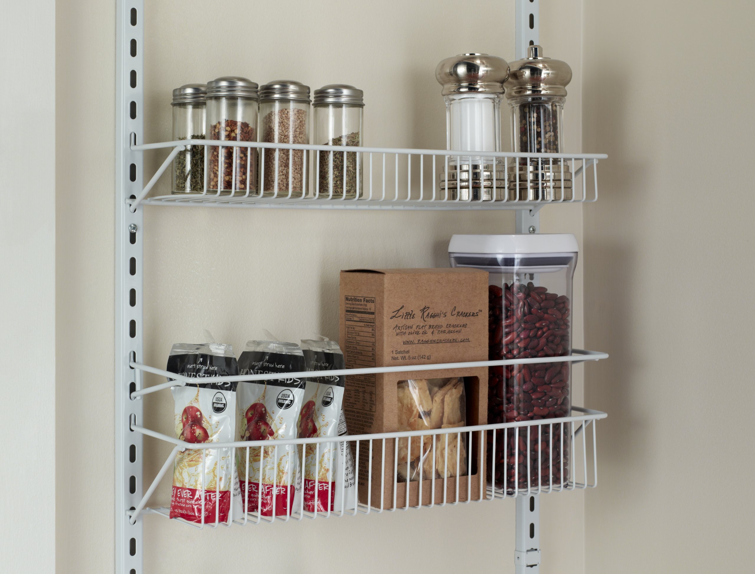 ClosetMaid 1233 Adjustable 8Tier Wall and Door Rack, 77Inch Height X
