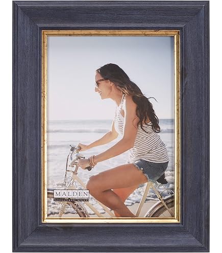 Amazon.com - Malden International Designs 8x10 Navy Blue wth Gold