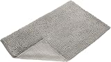 Amazon Basics Non-Slip Chenille Microfiber Bath Mat 53 x 87 cm Platinum view 5
