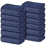 Nouva Moving Blankets 12 Pack, Heavy Duty 72" x