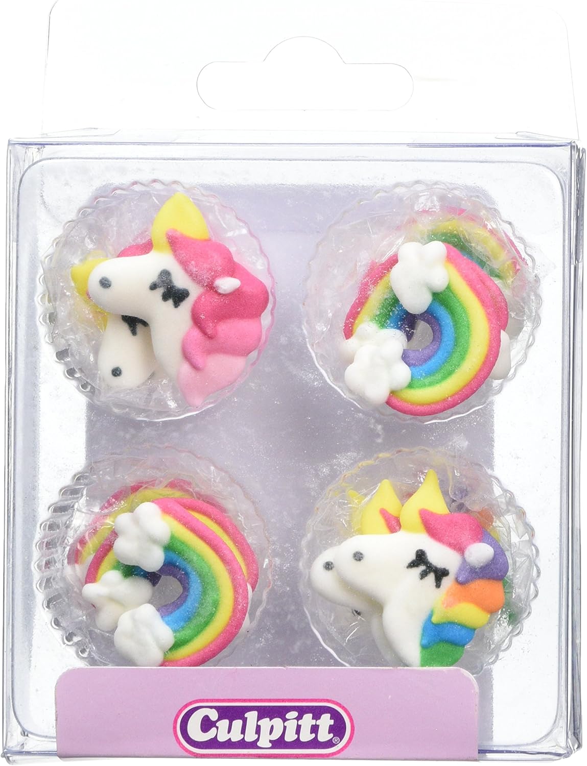 Unicorn Cake Decorations 12 pack Amazon.co.uk Grocery
