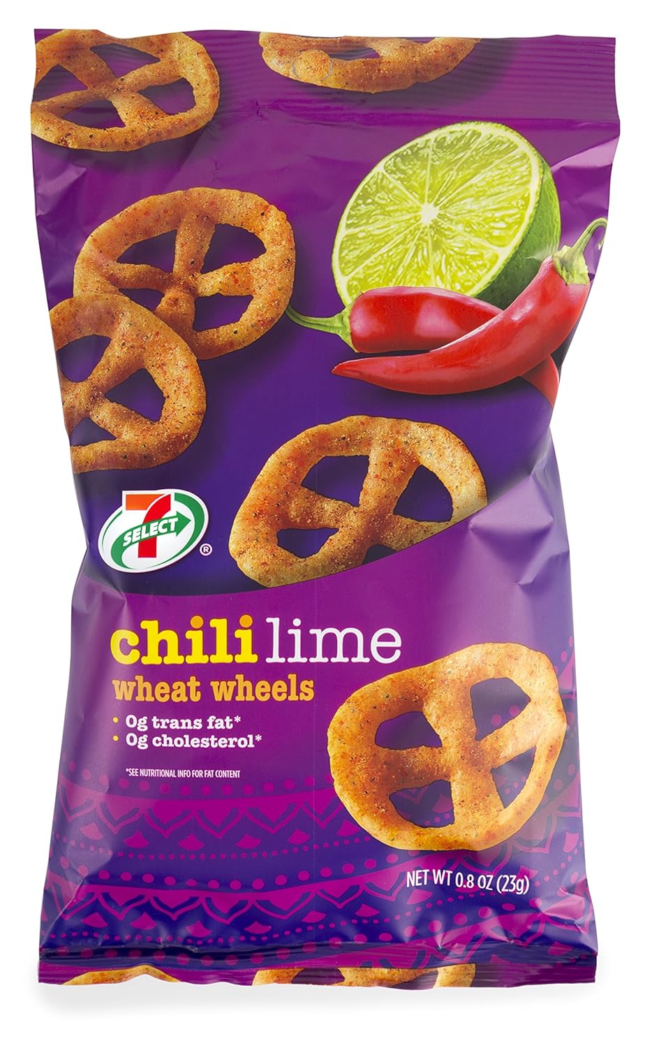 7Select Chili Lime Wheat Wheels 0.8 oz., 6 Packs