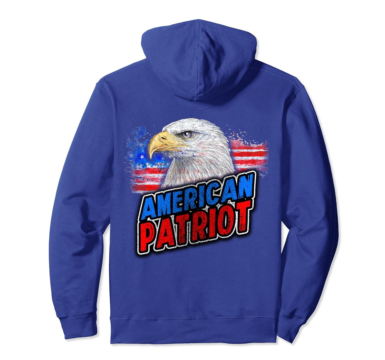 American Patriot Hoodie Eagle Flag July 4 America Grunge USA-anz