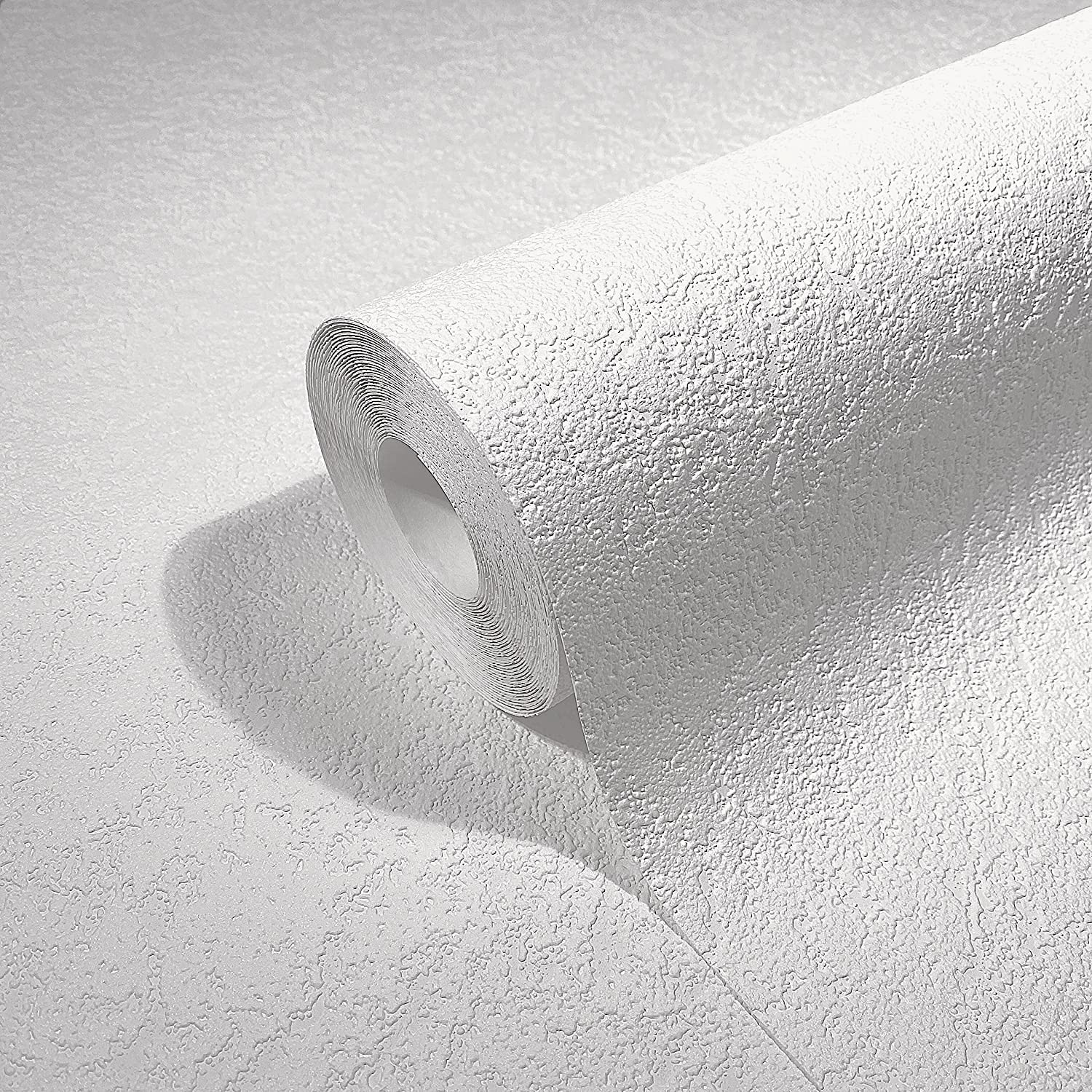 Marburg Wallpaper White Structure Plaster Optic for Living Room Bedroom 100% Made in Germany 10.05 x 0.53m