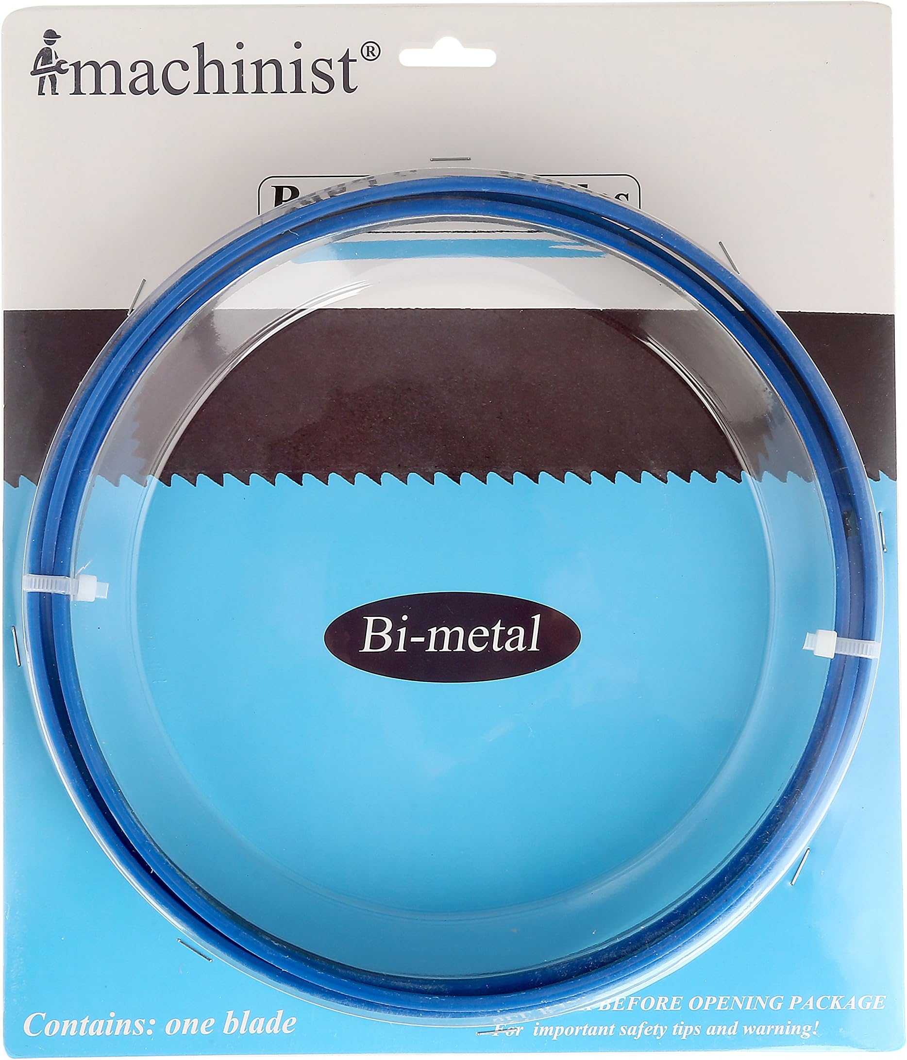 Imachinist S95341014 M42 Bi-Metal Bandsaw Blades 95" X 3/4" X 10/14tpi for Soft Ferrous Metal Variable Teeth