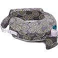 My Brest Friend Original Nursing Pillow Enhanced Ergonomics Essential Breastfeeding Pillow Support For Mom & Baby W/ Convenient Side Pocket, Double Straps & Slipcover, Fireworks