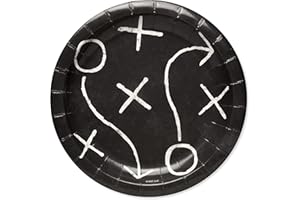 American Greetings Football Party Supplies, Football Dessert Plates (36-Count)