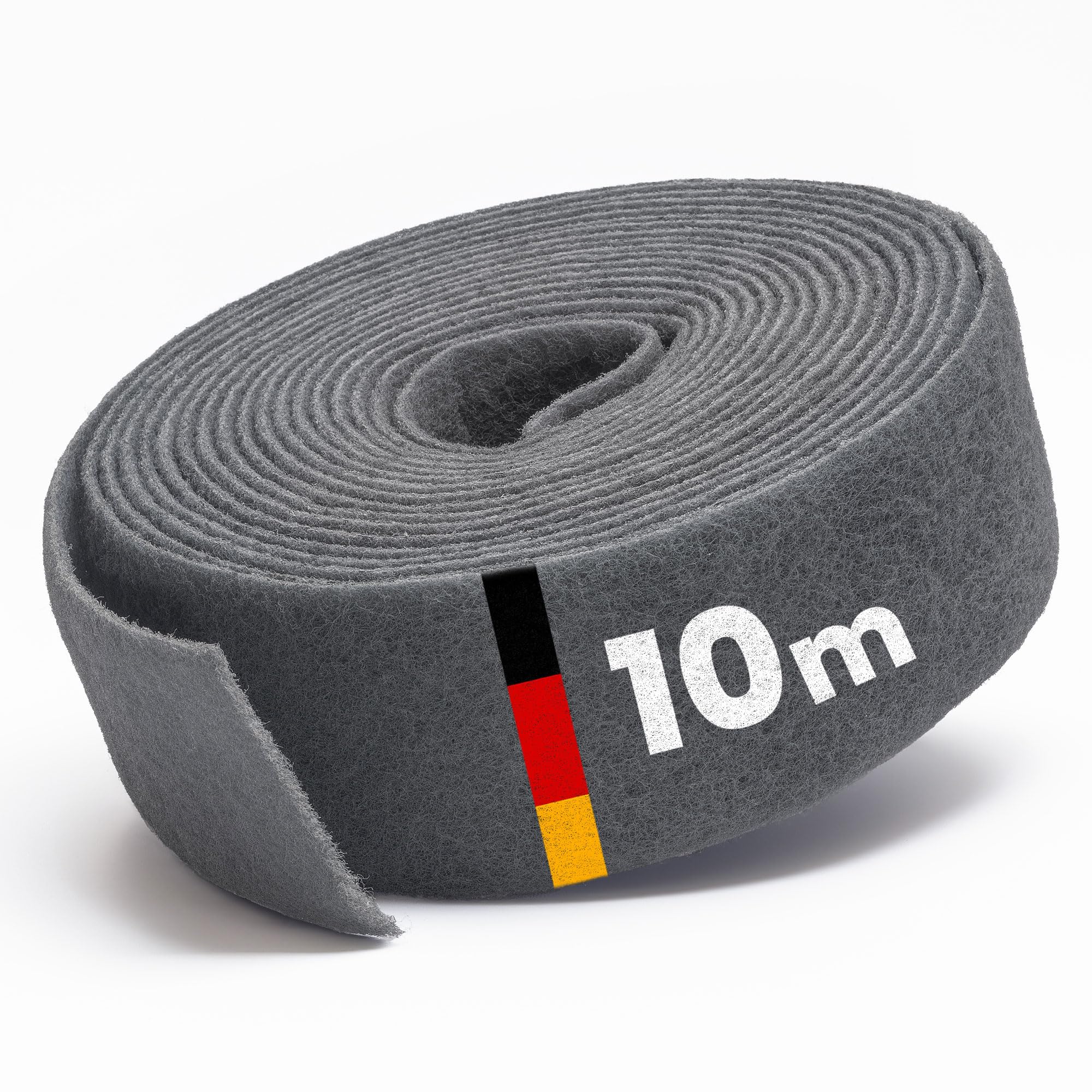 PICTORIS Abrasive fleece - Made in Germany - 10 m x 100 mm - grain 800 - extremely durable thanks to unique impregnation - sanding pad for wood, metal, stainless steel, etc.