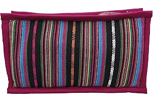 SHENAINI Essential Oil Case for Purse - Black/Burgundy - Large Size HOLDS 8-12 Bottles (5ml-15ml, also fits Roller Bottles) - Chic and Compact EO Bags in Multiple Sizes - Perfect size Essential Oil Travel Bag