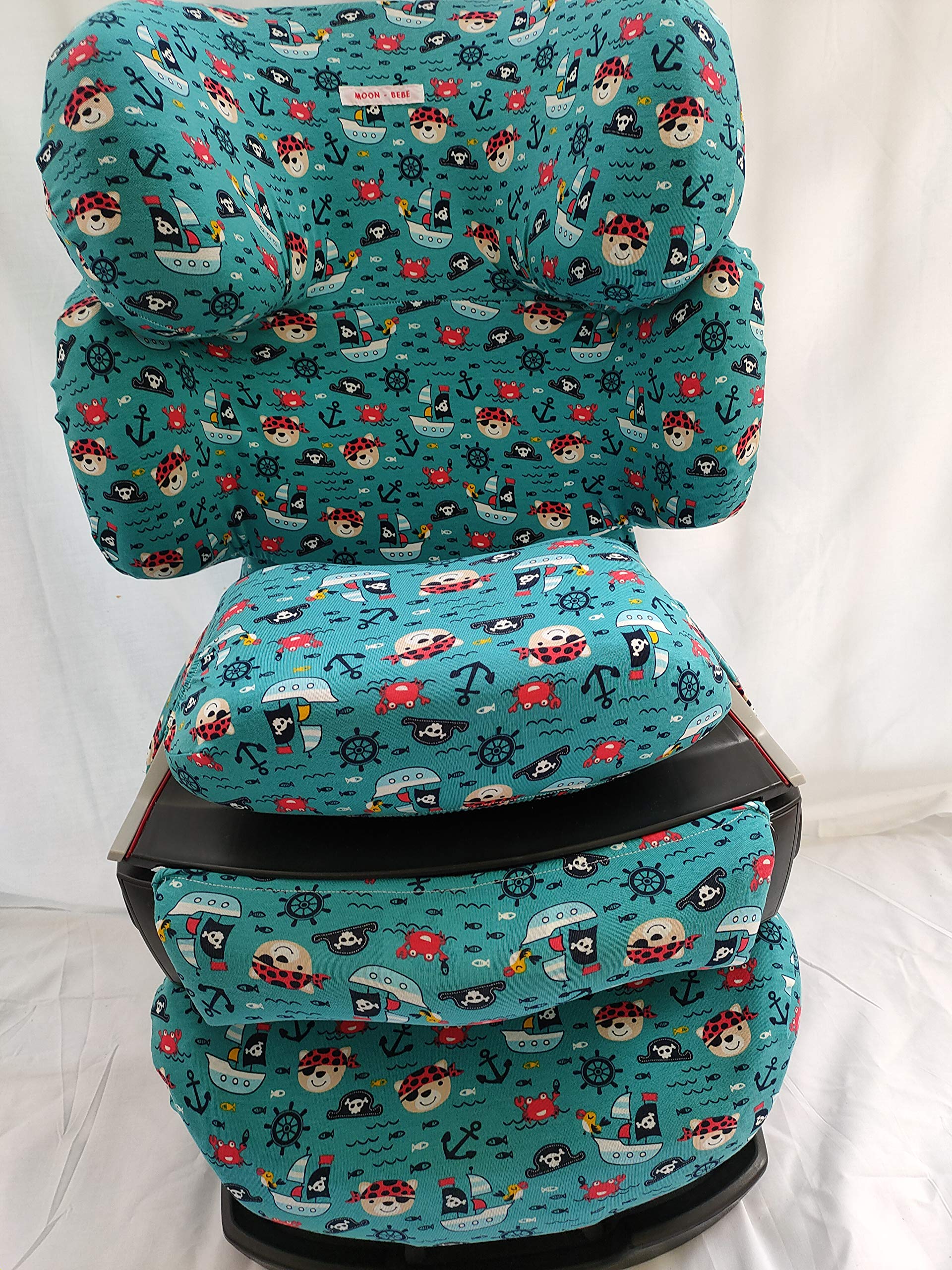 MOON-BEBE Case for Cybex Pallas, Silver Pallas Fix and Pallas 2 Fix White (Green)